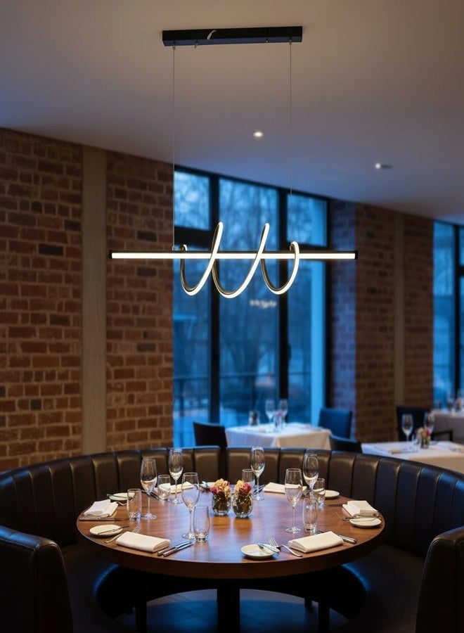 Lyse Decor Chandelier Light for Dining Table, Jhoomar for Home, Jhumar for Bedroom, Office Hanging Lamps, Jhoomar for Drawing Room and Hanging for Restaurant Tables (Black) - Image 2